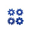 set da 4 cock ring blu