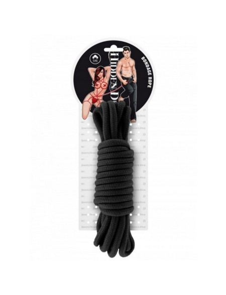 corda bondage nera da 5 metri