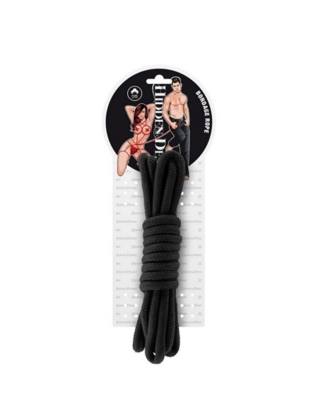 corda bondage nera 3 metri