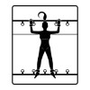 kit bondage letto fasce manette