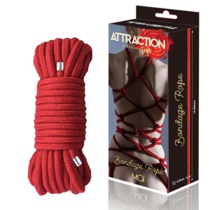 corda bondage rossa da 5 metri