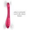 Vibratore Per Coppia Elastic Joy Rosso