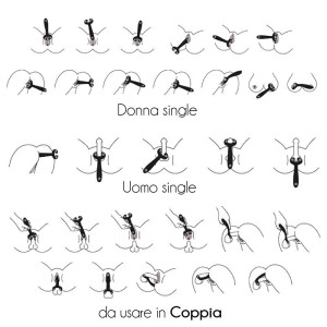 Vibratore per Coppia Endless Fun Nero