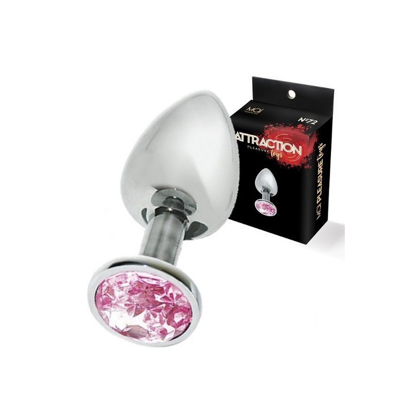 plug anale in acciaio con brillante alla base plug anale in acciaio con brillante alla base