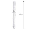 Dildo Doppio Trasparente 44 cm