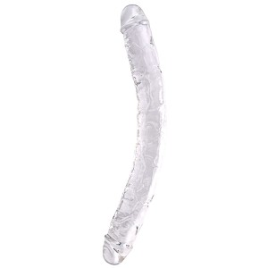 Dildo Doppio Trasparente 44 cm