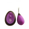 Ovetto vibrante viola senza fili con telecomando wireless per stimolazione interna e giochi di coppia a distanza.