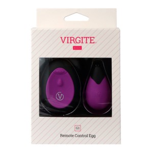 Ovetto vibrante viola senza fili con telecomando wireless per stimolazione interna e giochi di coppia a distanza.