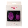 Ovetto vibrante viola senza fili con telecomando wireless per stimolazione interna e giochi di coppia a distanza.