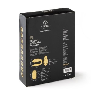 Packaging retro confezione del vibratore ricaricabile USB per stimolazione doppia clitoride e punto G