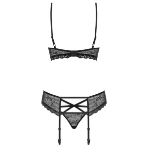 Completo Intimo 3 Pezzi Reggicalze