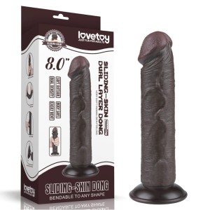 Dildo Nero Realistico Sliding