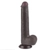 Dildo Nero Realistico Sliding