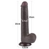 Dildo Nero Realistico Sliding