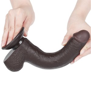 Dildo Nero Realistico Sliding