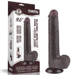 Dildo Nero Realistico Sliding