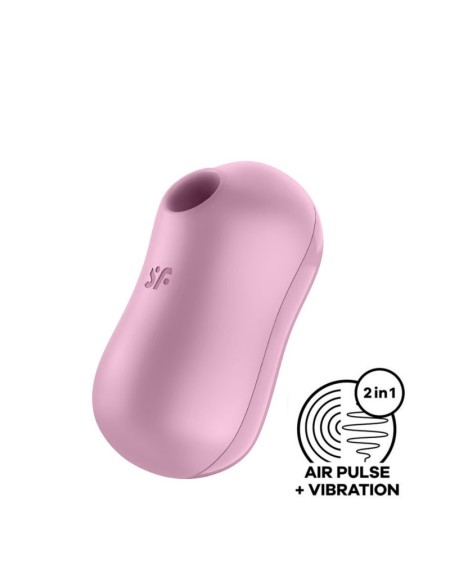 Succhia Clitoride Vibratore Cotton Satisfyer