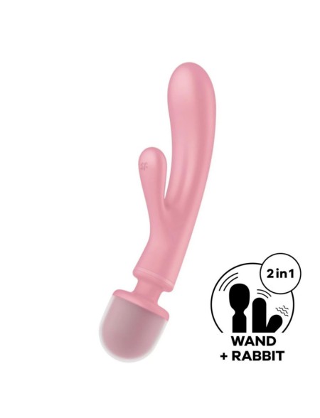 Vibratore Rabbit Wand Triple Lover
