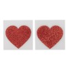 Copricapezzoli a Cuore Rossi Strass