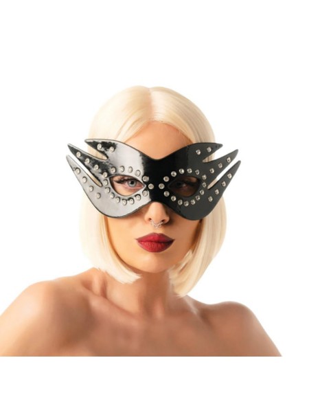 Maschera Fetish Lucida con Brillanti