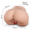 Sedere Realistico con Vagina e Ano