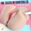 Sedere Realistico Vagina e Ano Vibrante