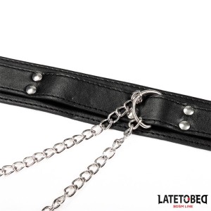 Collare Bondage con Pinzette per Capezzoli