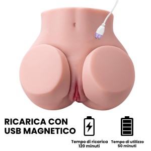 Masturbatore Vagina e ano Vibrante olga