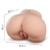 Masturbatore Vagina e ano Vibrante olga