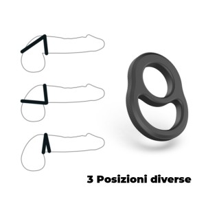 Anello per il pene doppio