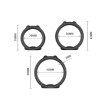 Set 3 Anelli Fallici Cock Ring Silicone