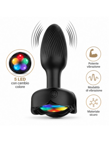 Plug Anale Led Vibrante